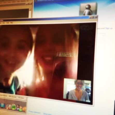 Agency SKYPING DIXON with Hannah and Taylor1