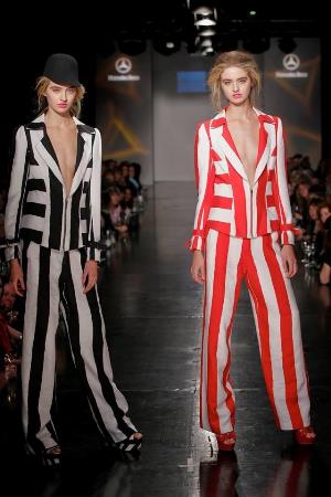 Twins on Runway Trelise1-1