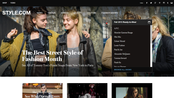 TWINS on the HOMEPAGE of STYLE SOLES2