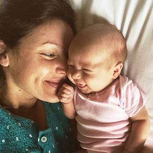 Amanda with baby Elena - 1